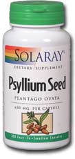 Solaray - Psyllium seeds 100ct 630mg