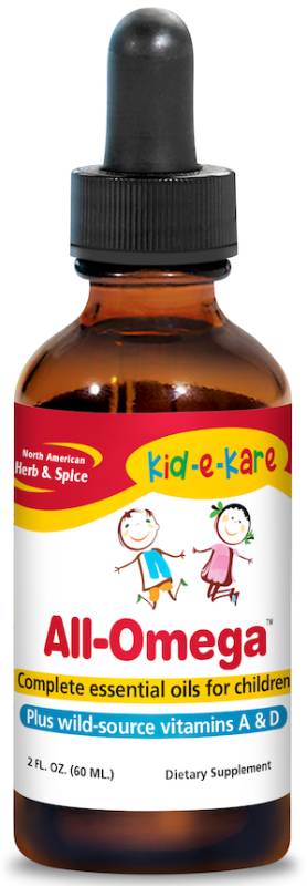 NORTH AMERICAN HERB & SPICE: kid-e-kare All Omega 2 OUNCE