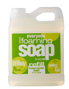 EO PRODUCTS: EveryOne Kid's Foaming Soap Refill Tropical Coconut Twist 32 oz
