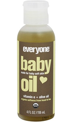 EO PRODUCTS: Everyone Baby Oil Unscented Organic 4 oz