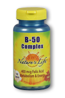 B-complex, 50 mg, 100ct