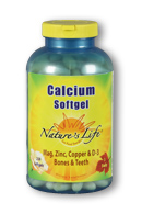 Calcium softgel complex, 250ct