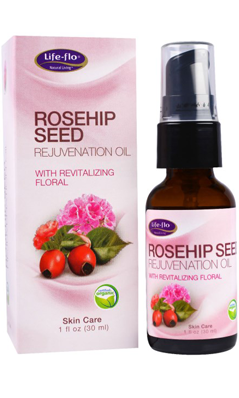 LifeFlo: Rosehip Seed Rejuvenation Oil Organic Revitalizing Floral 1 oz Oil