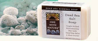 SOAP,DEAD SEA SALT Case of 1 / 7 OZ from ONE WITH NATURE