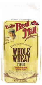FLOUR,WHOLE WHEAT Case of 4 / 5# from Bobs Red Mill