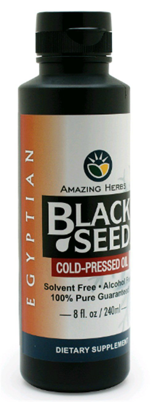 AMAZING HERBS: Egyptian Black Seed Oil 8 oz