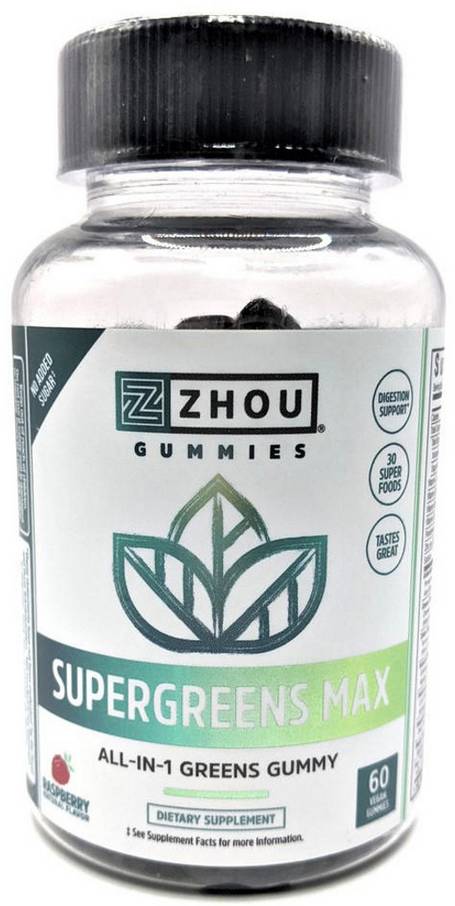 Zhou Nutrition: Supergreens Gummies 60 Gummies
