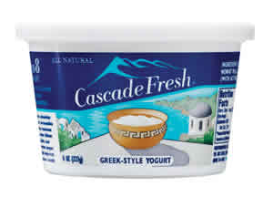 Cascade Fresh: Ygrt,greek style 8 OZ