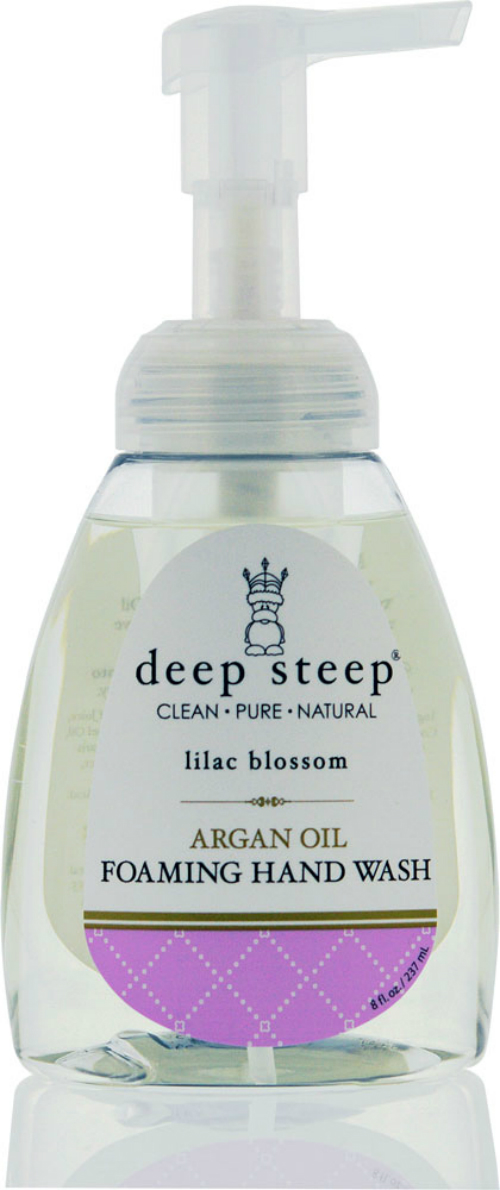 DEEP STEEP: Argan Oil Foaming Hand Wash Lilac Blossom 8 oz