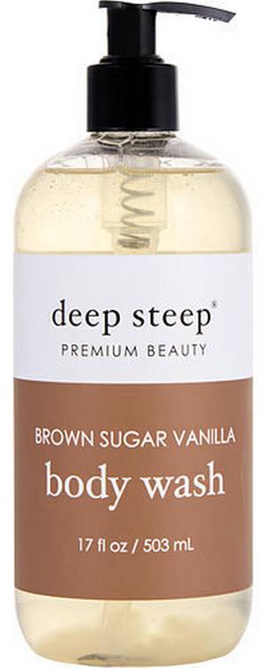 DEEP STEEP: Brown Sugar Vanilla Classic Body Wash 17 OUNCE