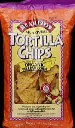 CHIPS ORGANIC YELLOW CORN TORTILLA SALTED Case of 12 / 16 OZ from Little Bear Organics