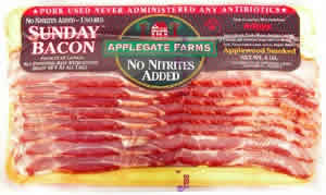 BACON SUNDAY ANTIBIOTIC FREE Case of 12 / 8 OZ from Applegate Farms