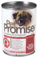DOG FOOD,CAN,BEEF&BRN RICE Case of 12 / 13.2 OZ from Pet Promise
