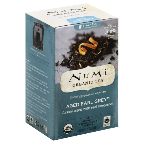 NUMI TEAS: Aged Earl Grey Black Tea 18 bag