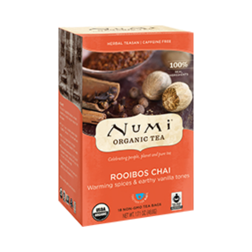 NUMI TEAS: Rooibos Chai Teasans 18 bag