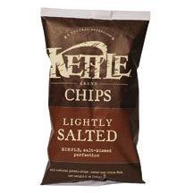 POTATO CHIPS,LIGHTLY SLTD Case of 15 / 5 OZ from Kettle Foods