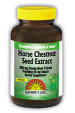 Horse Chestnut 300 mg 50ct from Natures Life