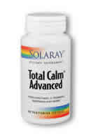 Total Calm Advanced 60 Vegetarian Capsules from Solaray