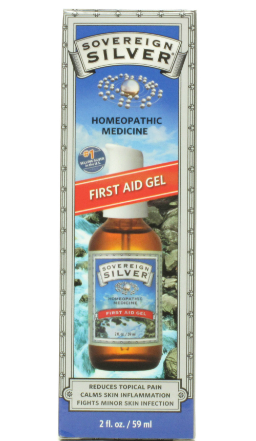 Silver First Aid Gel 2 oz, 17.70ea from Sovereign Silver!