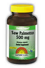 Saw Palmetto 500 mg 100ct from Natures Life