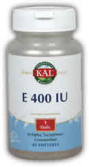 Vit E-400 d-Alpha Tocopherol 45ct 400iu from Kal
