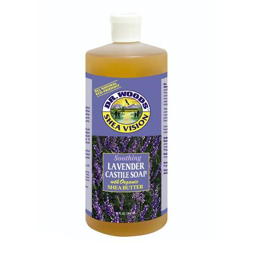 DR WOODS: Castile Soap Liquid Lavender with Shea Butter 32 oz