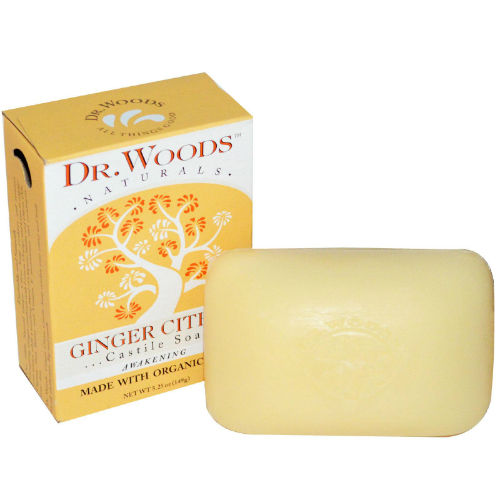 DR WOODS: Bar Soap Ginger Citrus 5.25 oz