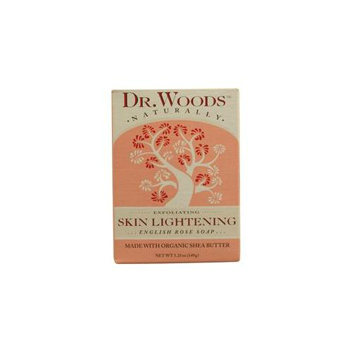 DR WOODS: Bar Soap Skin Lightening Rose 5.25 oz