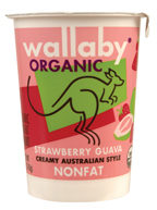 YOGURT,OG,NF,STWBRY GUAVA Case of 12 / 6 OZ from Wallaby Yogurt Company