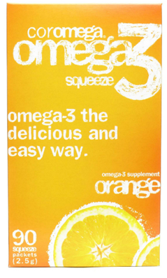 COROMEGA: Orange Omega 3 Squeeze 90 pkt