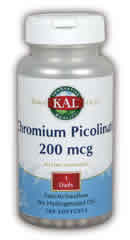 Chromium Picolinate 180ct 200mcg from Kal