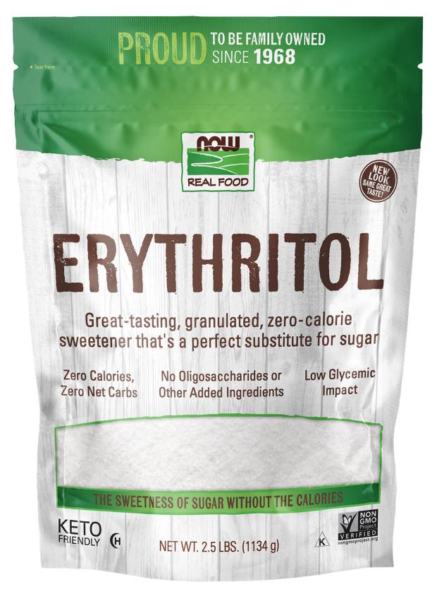 NOW: Erythritol Crystaline Powder 2.5 lb