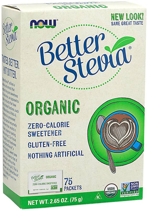 NOW: Better Stevia Organic 75 Packets