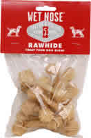 BONE,RAWHIDE,MINI KNOTTED Case of 12 / 10 PK from Castor and Pollux