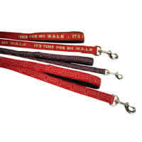 Leash,red,it's time walk Case of 1 / 1 from Castor and Pollux