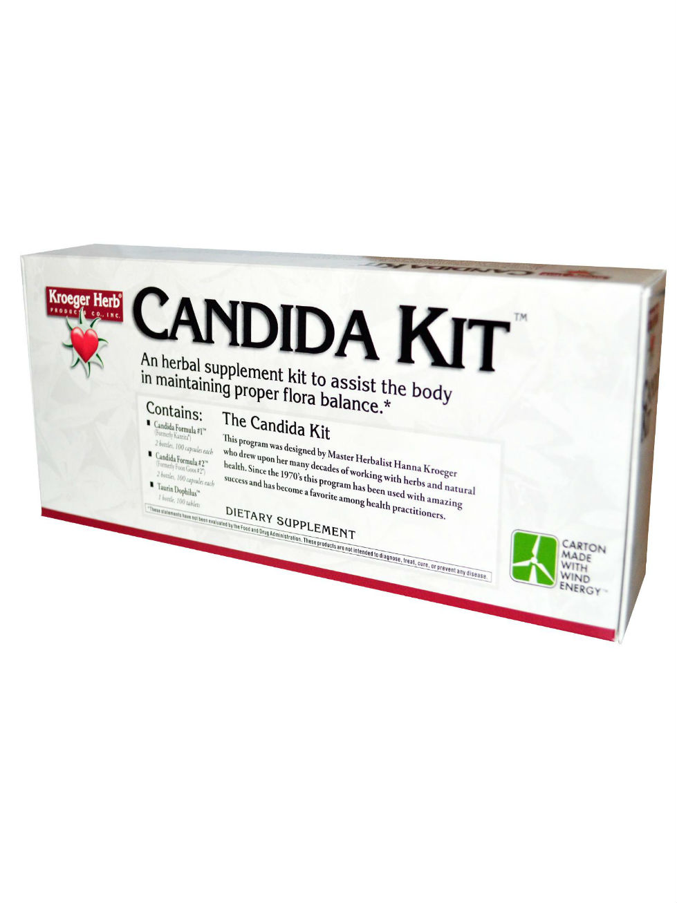 KROEGER HERB PRODUCTS: Candida Kit 5 pc