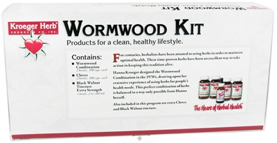 KROEGER HERB PRODUCTS: Wormwood Kit 5 pc
