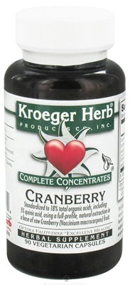 KROEGER HERB PRODUCTS: Cranberry Complete Concentrate 90 capvegi