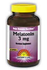 Melatonin 3 mg 60ct from Natures Life