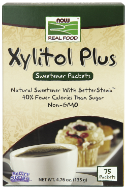 NOW: XYLITOL PLUS PACKETS 70  BOX