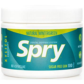 SPRY: Spry Chewing Gum Wintergreen 100 ct