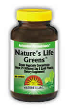 Nature's Life Greens-100-Capsule 100ct from Natures Life