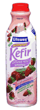 KEFIR LOWFAT ORGANIC STRAWBERRY Case of 12 / 32 OZ from Lifeway Kefir