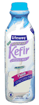 KEFIR LOWFAT ORGANIC PLAIN Case of 12 / 32 OZ from Lifeway Kefir