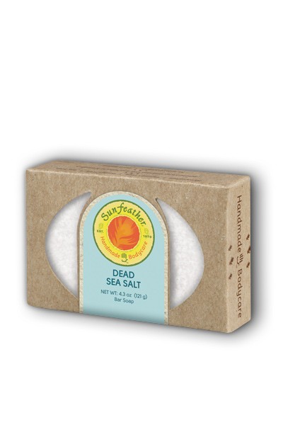 SunFeather: Dead Sea Salt Soap 4.3 oz