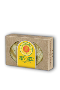 Honey goats milk and clover soap