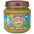 Peas & brown rice,og Case of 24 / 4 OZ from Earths Best (Hain)
