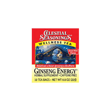 Wellness tea,gnsng energy Case of 10 / 10 BAG from Celestial Seasoning