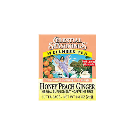 WELLNESS TEA,HNY PCH GNGR Case of 10 / 10 BAG from Celestial Seasoning