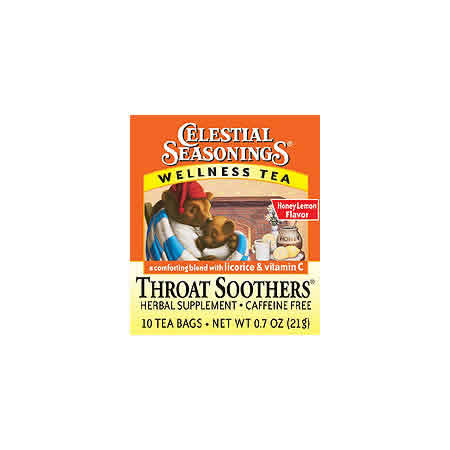 Wellness tea,throat sooth Case of 10 / 10 BAG from Celestial Seasoning
